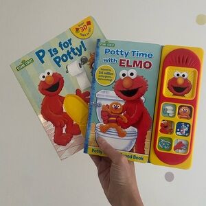 Sesame Street Elmo Potty Training Books Set